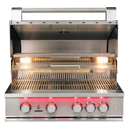 TrueFlame 32 Inch 4 Burner Built-In Gas Grill