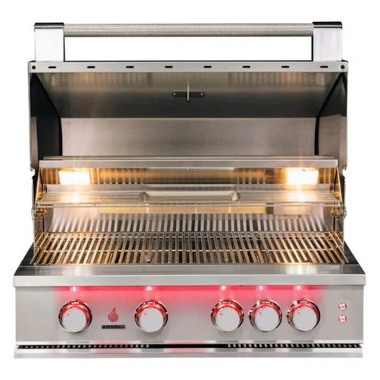 TrueFlame 32 Inch 4 Burner Built-In Gas Grill