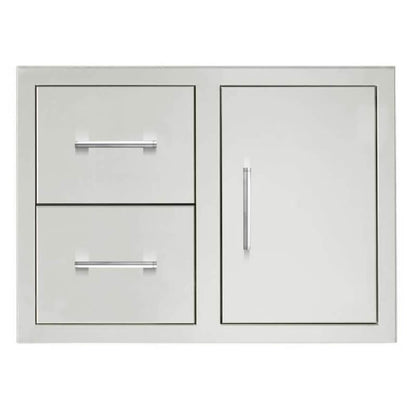 TrueFlame 33-Inch Masonry 2-Drawer & Access Door Combo - TF-DC2-33M