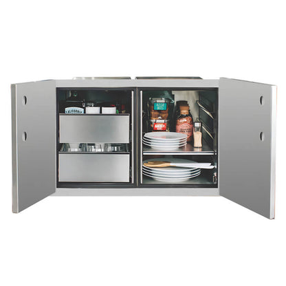 TrueFlame 36 Inch Two Drawer Dry Storage Combo - TF-DP-36DC