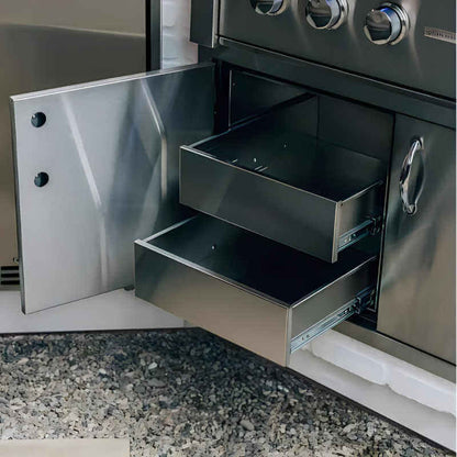 TrueFlame 36 Inch Two Drawer Dry Storage Combo - TF-DP-36DC