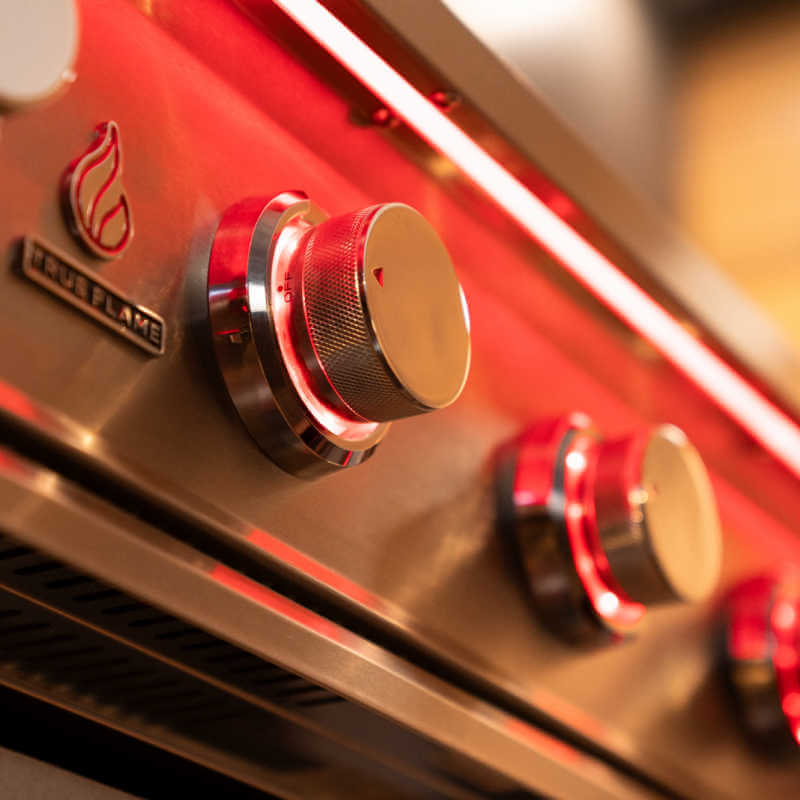 TrueFlame 40 Inch 5 Burner Built-In Gas Grill