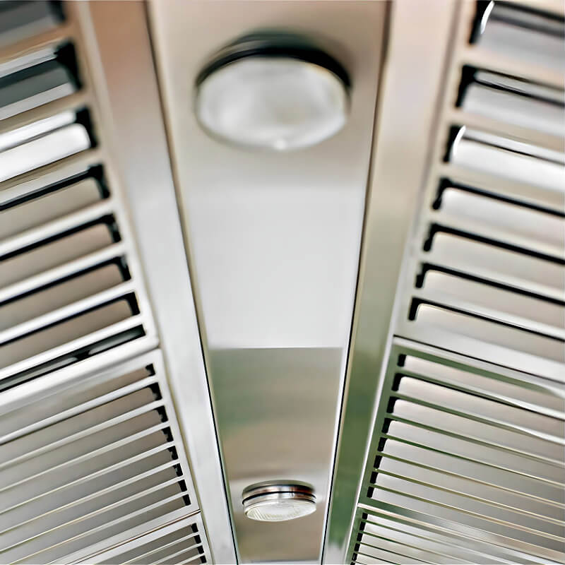 TrueFlame 48 Inch 2000 CFM Outdoor Rated Vent Hood - TF-VH-48