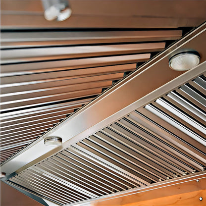 TrueFlame 48 Inch 2000 CFM Outdoor Rated Vent Hood - TF-VH-48