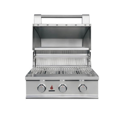 TrueFlame E Series 25 Inch 3 Burner Built-In Gas Grill