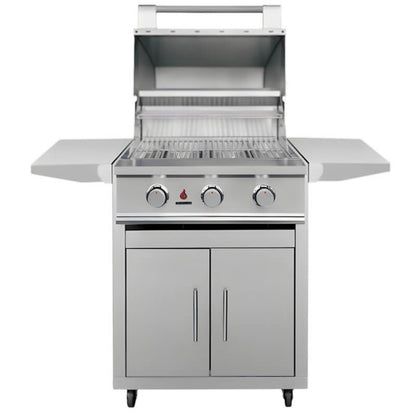 TrueFlame E Series 25 Inch 3 Burner Freestanding Gas Grill