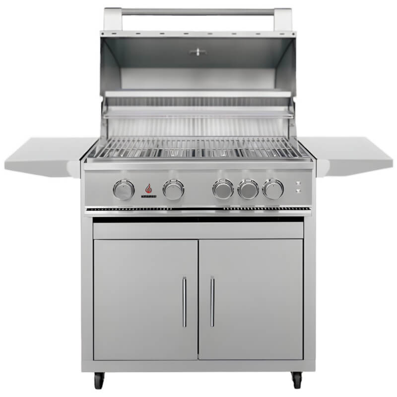 TrueFlame E Series 32 Inch 4 Burner Freestanding Gas Grill