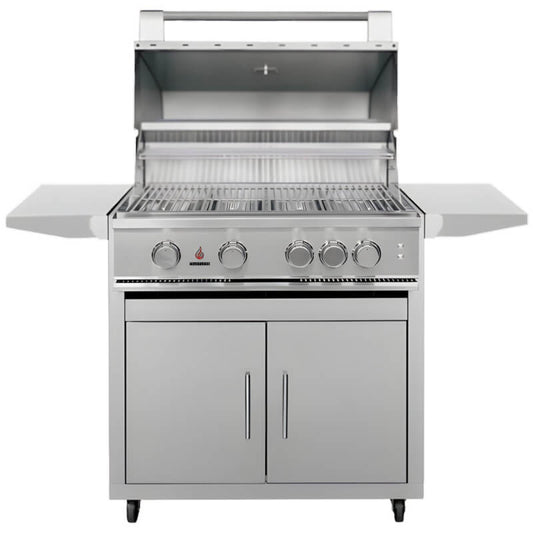 TrueFlame E Series 32 Inch 4 Burner Freestanding Gas Grill