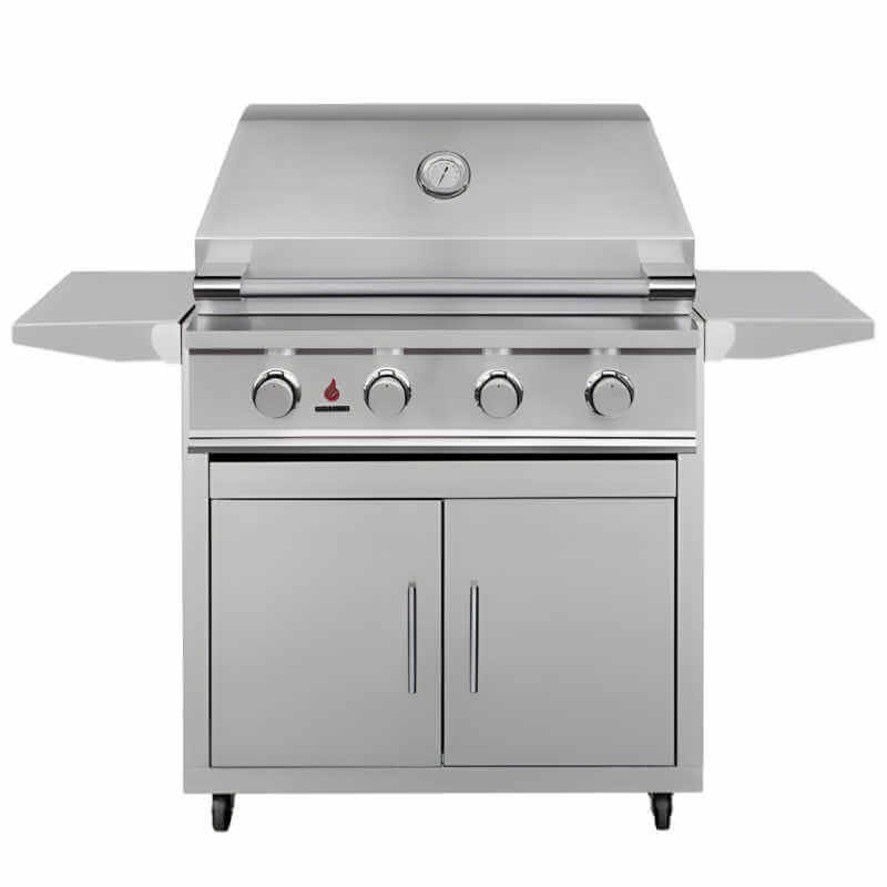 TrueFlame E Series 32 Inch 4 Burner Freestanding Gas Grill