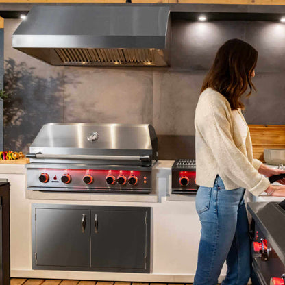 TrueFlame 40 Inch 5 Burner Built-In Gas Grill