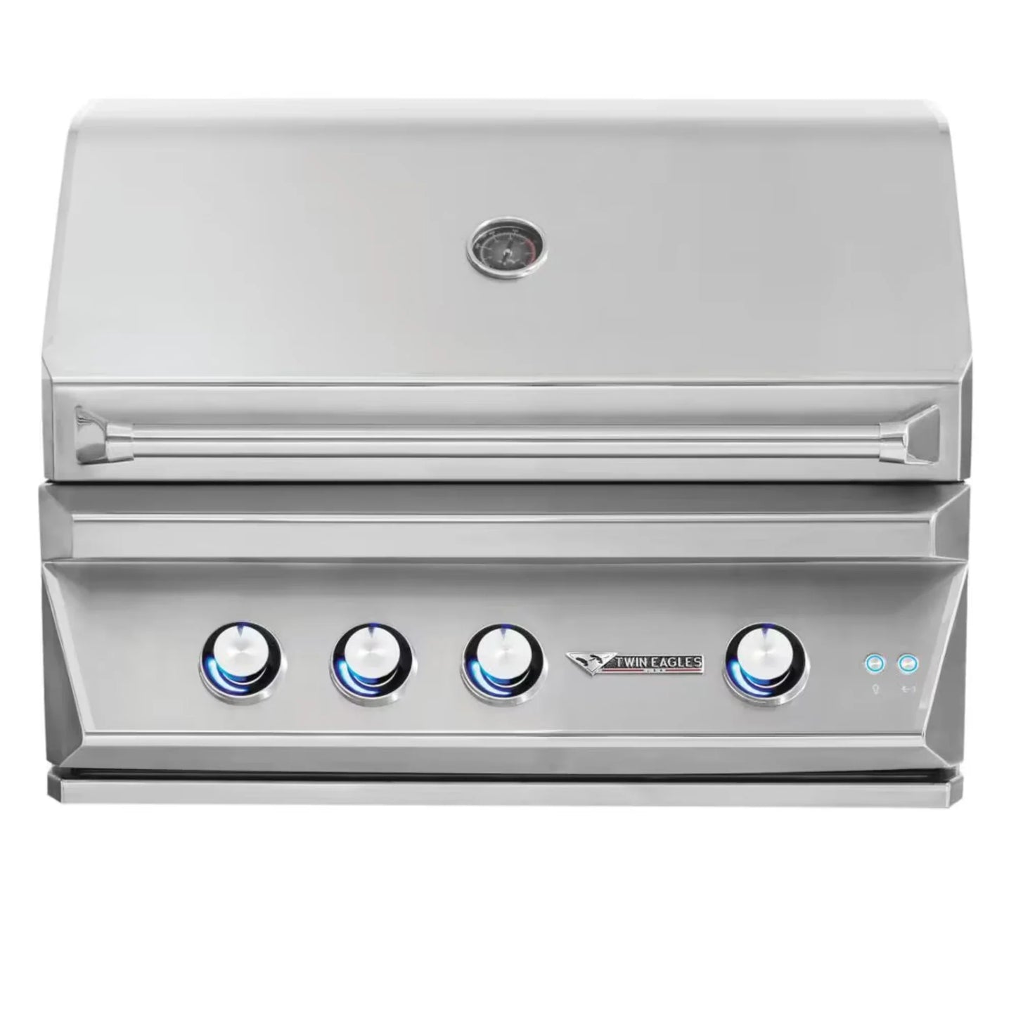 Twin Eagles 36-Inch 3-Burner Built-In Gas Grill with Infrared Rotisserie Burner - TEBQ36R-CL