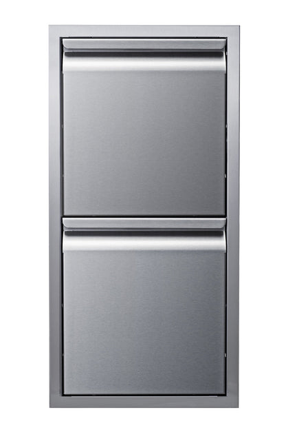 Memphis Grills 15" Two Drawer Stack - VGC15DB2