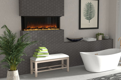 Dimplex Ignite Ultra 60-Inch Smart Linear Multi-Side View Built-In Electric Fireplace