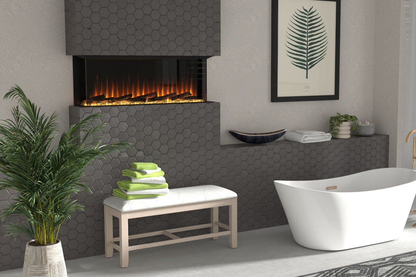 Dimplex Ignite Ultra 50" Smart Linear Multi-Side View Built-In Electric Fireplace