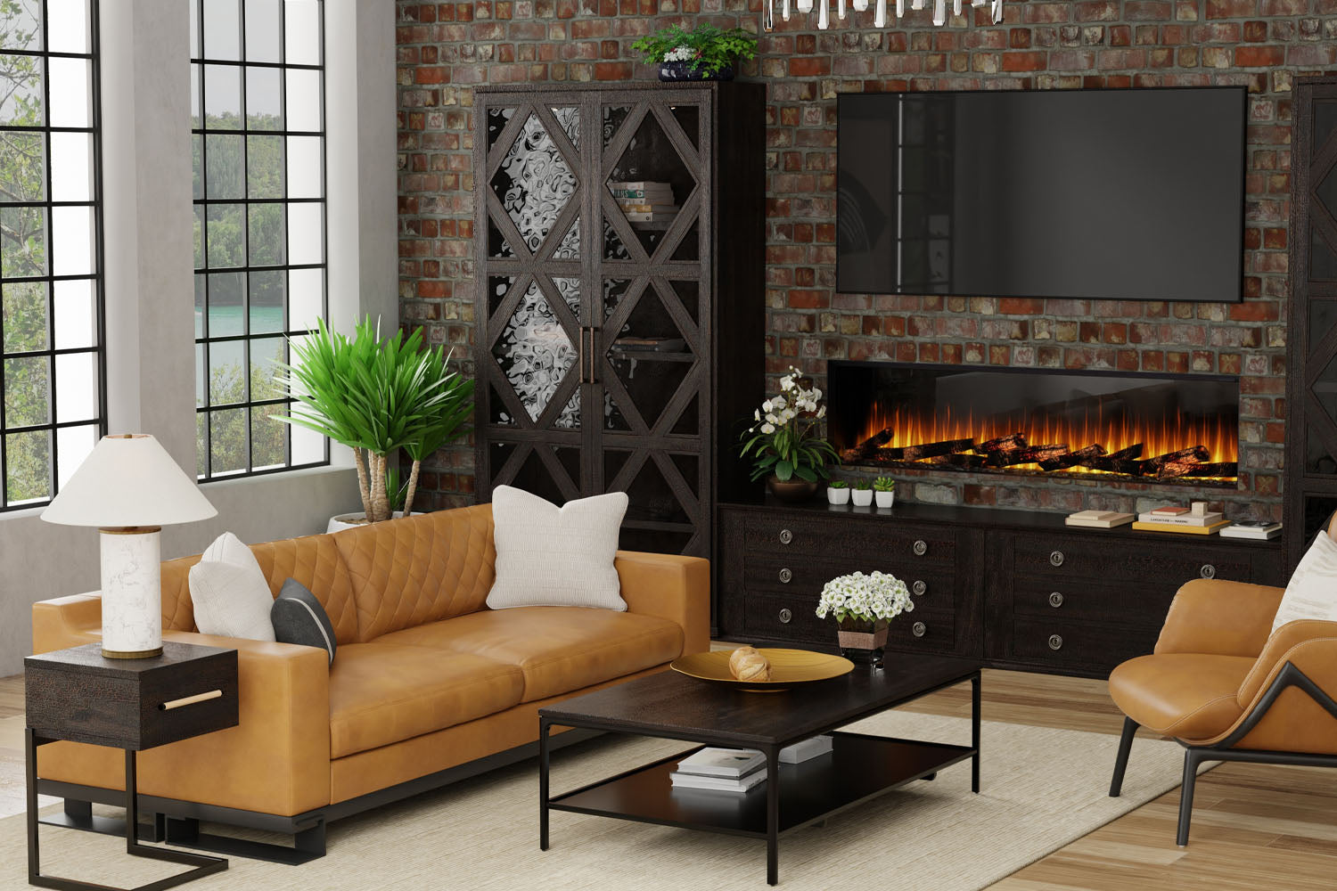 Dimplex Ignite Ultra 88-Inch Smart Linear Multi-Side View Built-In Electric Fireplace