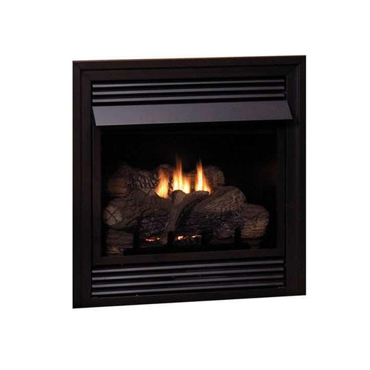 Empire Vail Vent-Free 26 Inch Fireplace with Contour Burner and Ceramic Log Set