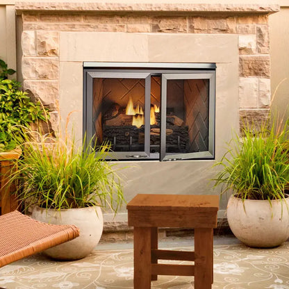Majestic 36-Inch Vesper Outdoor Vent Free Gas Fireplace
