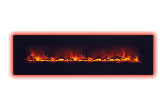 Amantii 81'' Wall Mount / Flush Mount Electric Fireplace