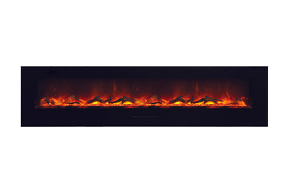 Amantii 100'' Wall Mount / Flush Mount Electric Fireplace