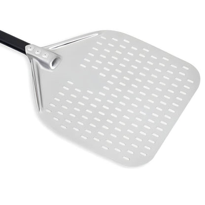 WPPO 12-Inch Square Aluminum Pro Turning Pizza Peel - WKPA-peel12