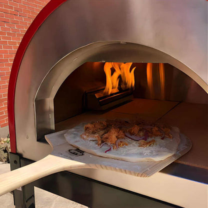 WPPO 14-Inch x 36-Inch Long Handled Wooden Pizza Peel - 2 Pack - WKLP-1436-2