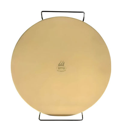 WPPO 15-Inch Premium Pizza Baking Stone With Handles - WKST-15R