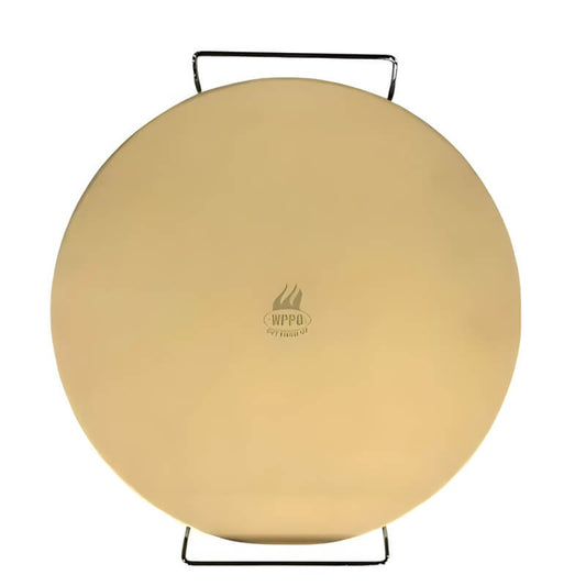 WPPO 15-Inch Premium Pizza Baking Stone With Handles - WKST-15R