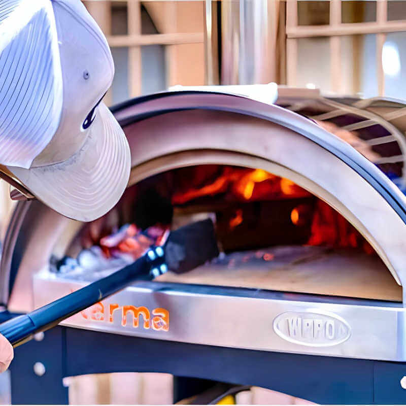 WPPO 30-Inch Coal Rake For Wood-Fire Pizza Oven - WKPA-coalrake