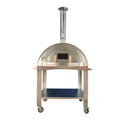 WPPO Karma 42 Inch Stainless Steel Outdoor Pizza Oven Cart - WKCT-3S