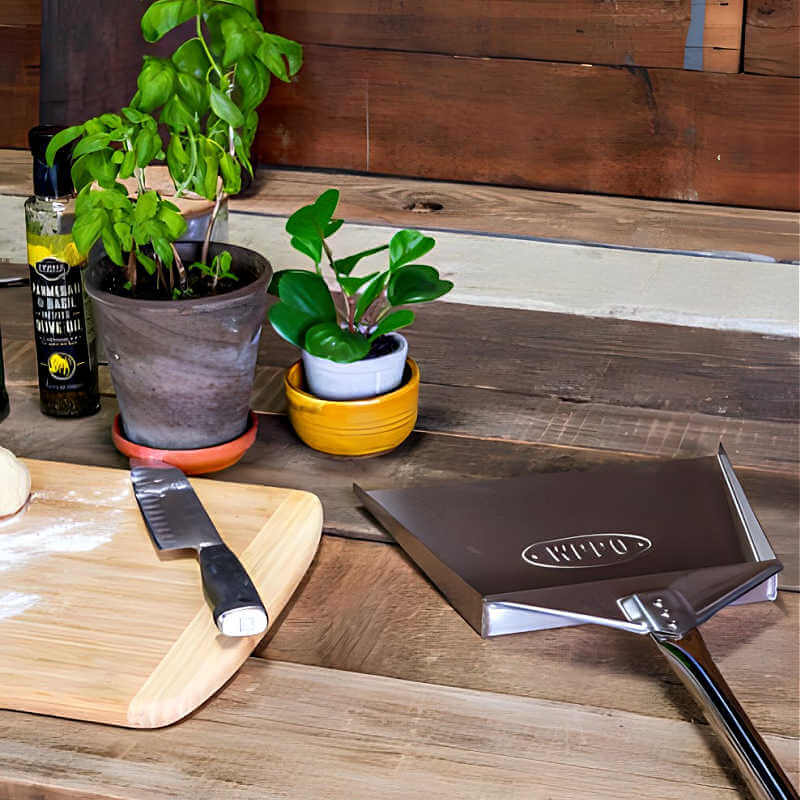 WPPO 45-Inch Stainless Steel Ash Shovel for Wood-Fired Ovens - WKA-ASH