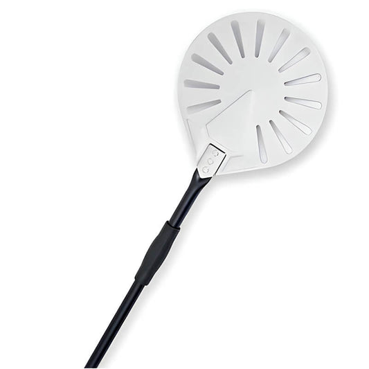 WPPO 9-Inch Round Aluminum Pro Turning Pizza Peel - WKPA-9peel