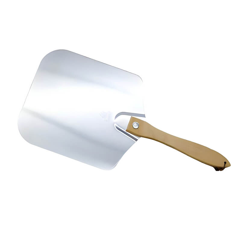 WPPO Folding Aluminum Pizza Peel With Wood Handle - WKPA-1225WF