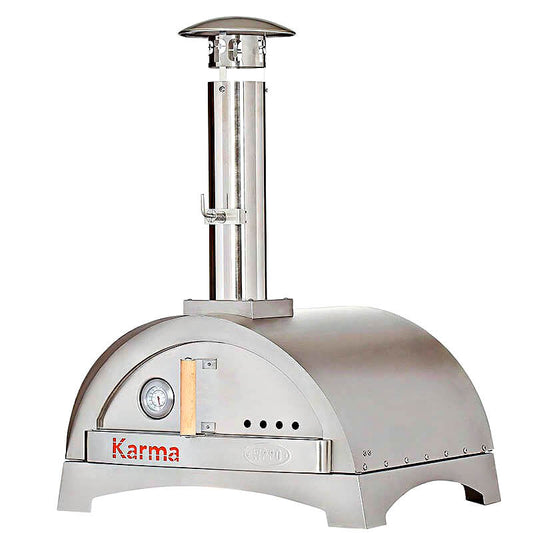 WPPO Karma 25 Inch Stainless Steel Wood-Fired Pizza Oven - WKK-01S-304