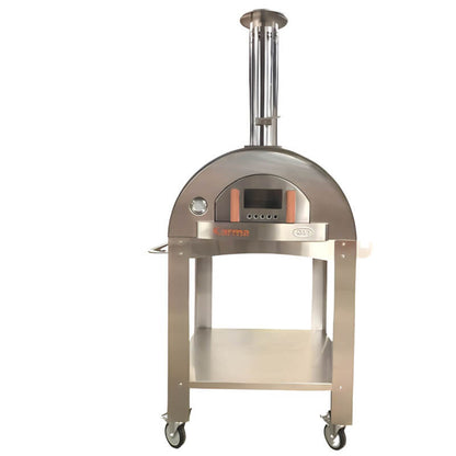 WPPO Karma 32 Inch Stainless Steel Outdoor Pizza Oven Cart - WKCT-2S