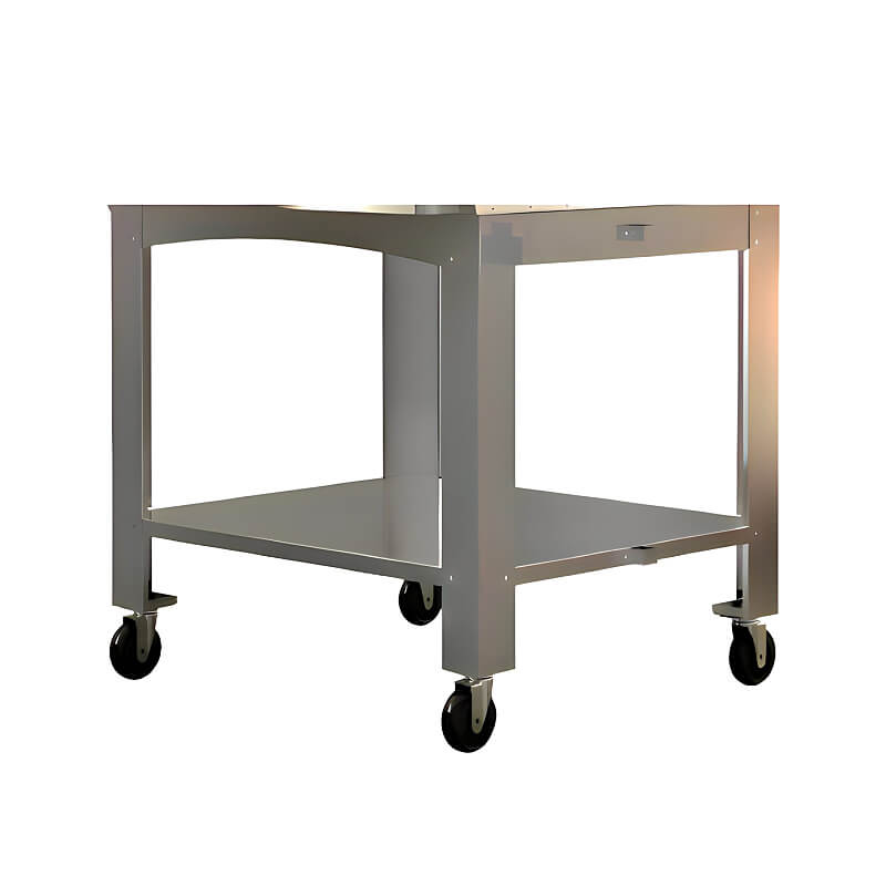 WPPO Karma 42 Inch Stainless Steel Outdoor Pizza Oven Cart - WKCT-3S