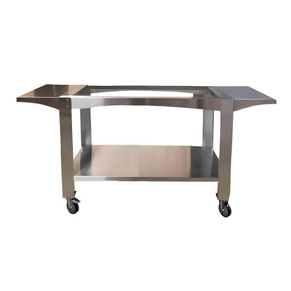 WPPO Karma 55 Inch Stainless Steel Outdoor Pizza Oven Cart - WKCT-4S