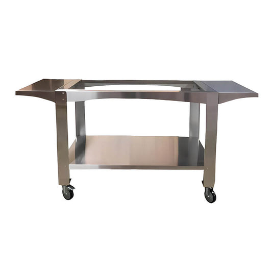 WPPO Karma 55 Inch Stainless Steel Outdoor Pizza Oven Cart - WKCT-4S