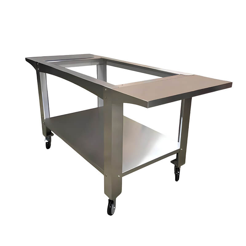 WPPO Karma 55 Inch Stainless Steel Outdoor Pizza Oven Cart - WKCT-4S