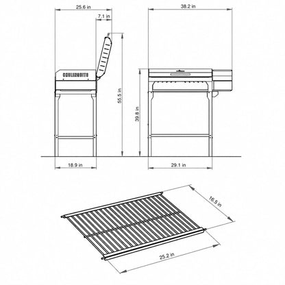 Tromen Chulenguito Freestanding Argentine Charcoal Grill
