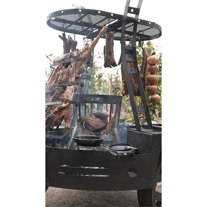 Tromen Hummer Firepit Open Fire Argentine Mega Grill with Oven