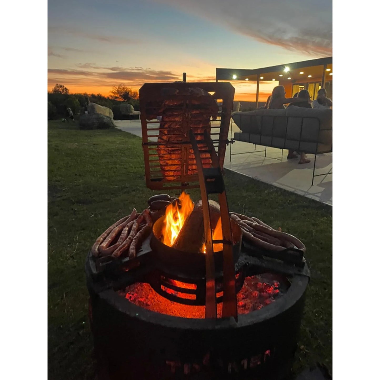 Tromen Duomo Ceibo Firepit Open Fire Argentine Grill