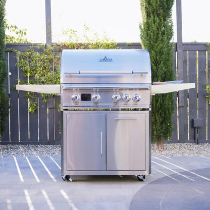 Blaze LTE PRO 32-Inch 4-Burner Freestanding Gas Grill w/ Digital Temperature Screen & Rear Infrared Burner