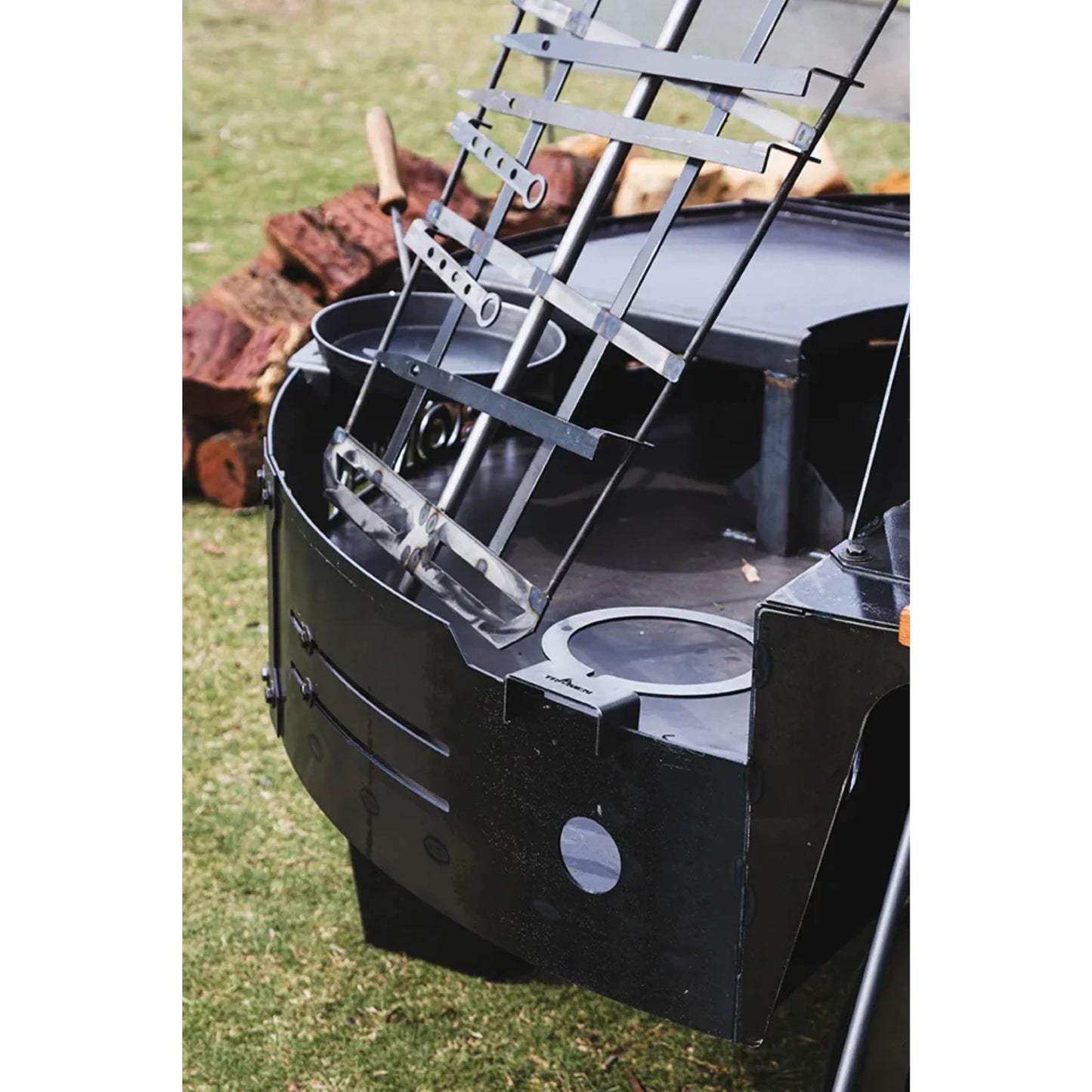 Tromen Hummer Firepit Open Fire Argentine Mega Grill with Oven