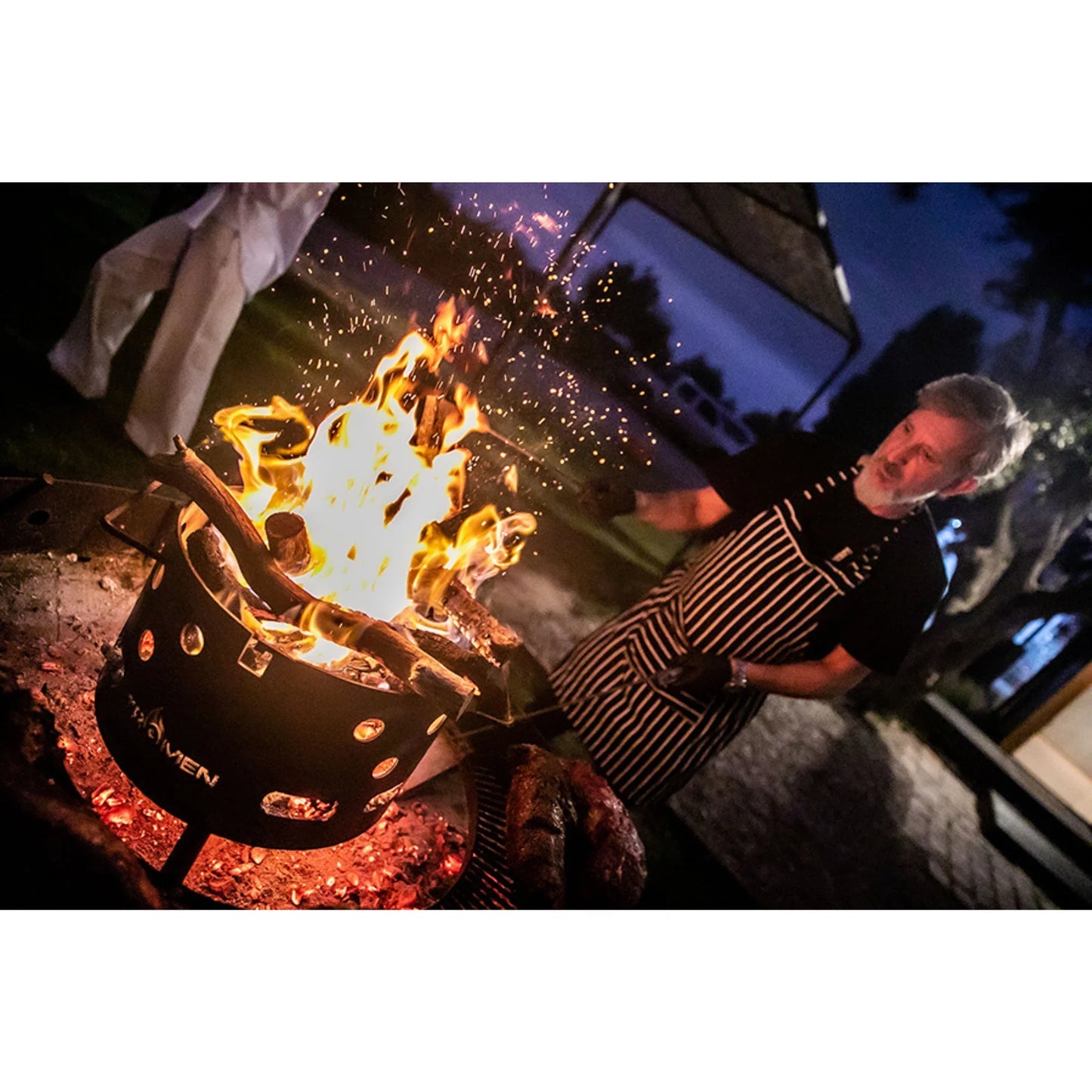 Tromen Duomo Firepit Open Fire Argentine Grill