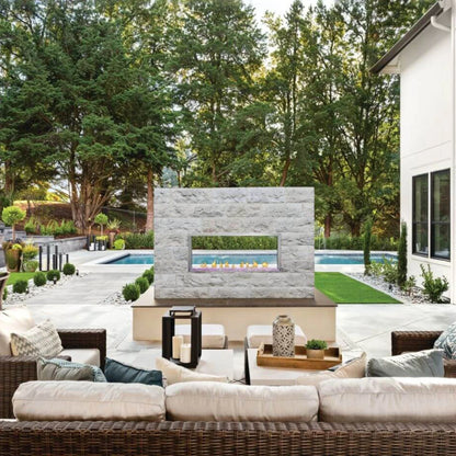 Napoleon Galaxy 62-Inch Stainless Steel Linear Outdoor Gas Fireplace