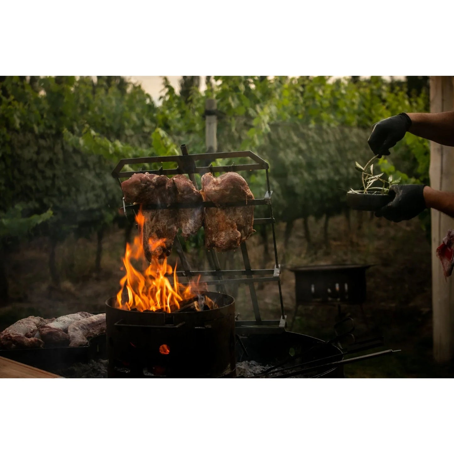 Tromen Duomo Firepit Open Fire Argentine Grill