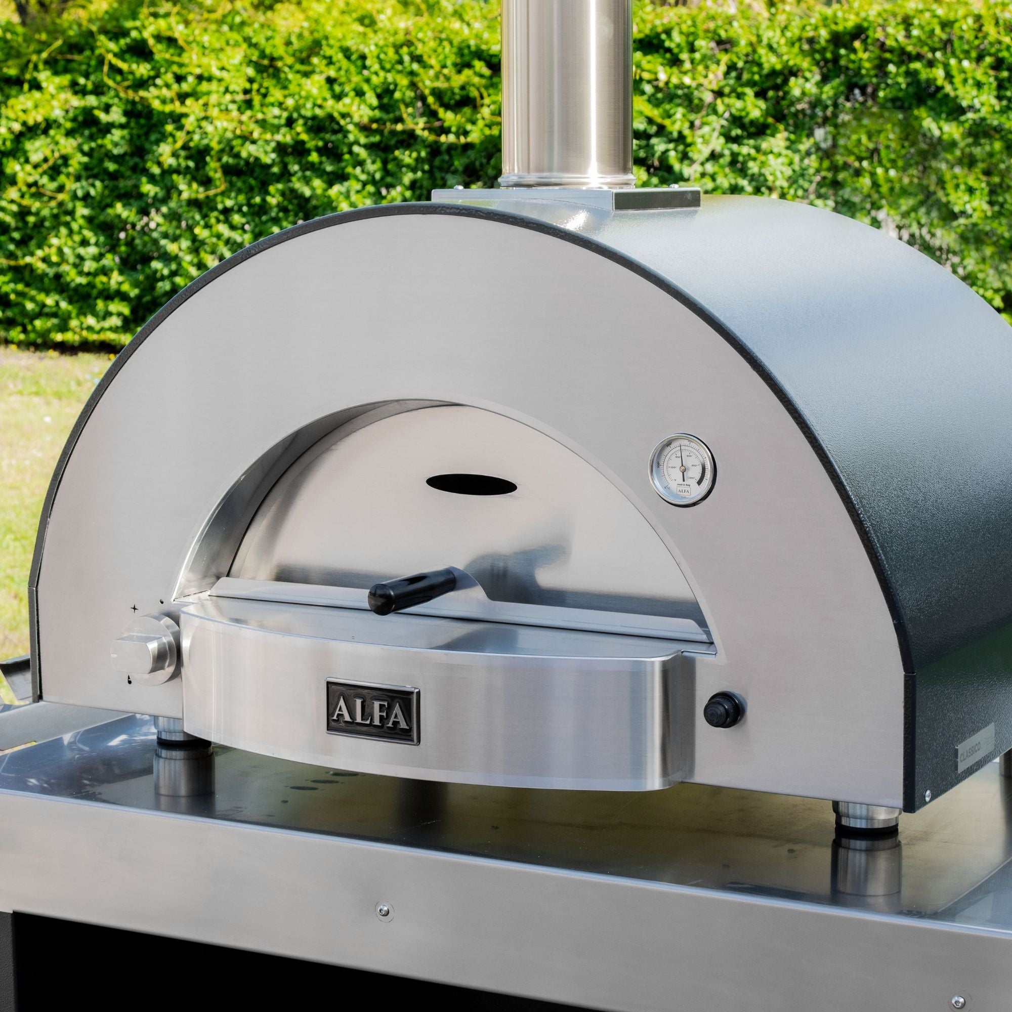 Alfa Classico 2 Pizze Grey Gas Pizza Oven