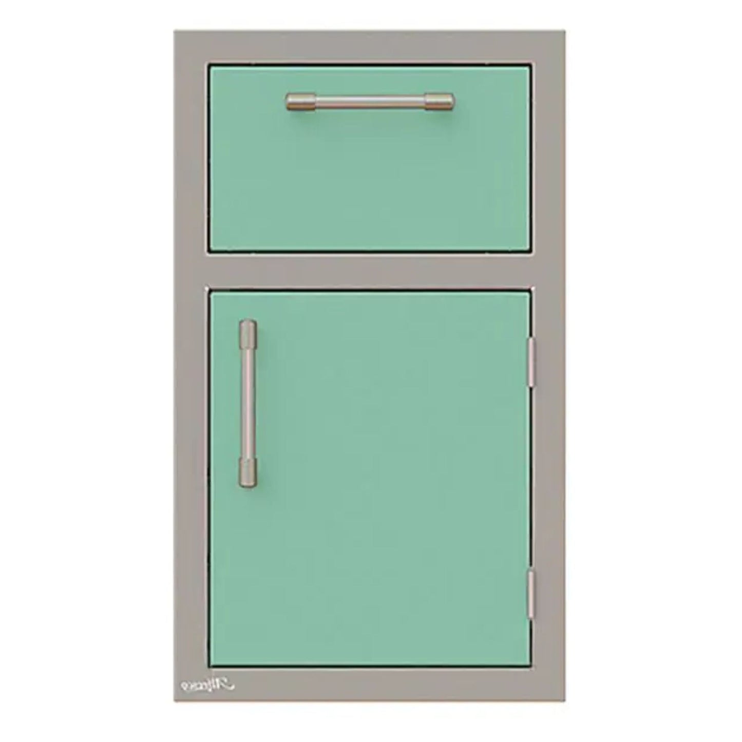 Alfresco 17-Inch Stainless Steel Right-Hinged Soft-Close Door & Drawer Combo