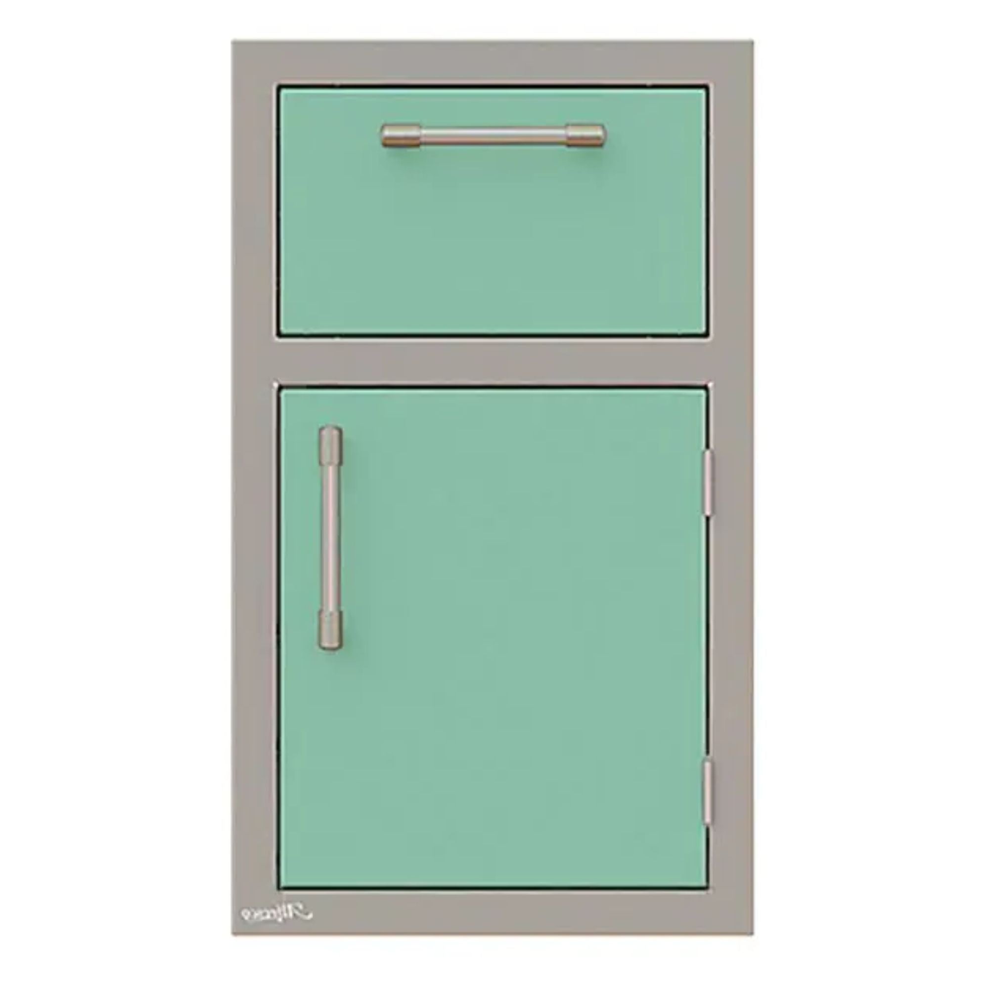 Alfresco 17-Inch Stainless Steel Right-Hinged Soft-Close Door & Drawer Combo