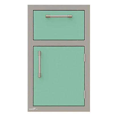 Alfresco 17-Inch Stainless Steel Right-Hinged Soft-Close Door & Drawer Combo